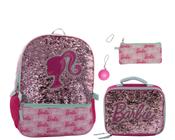 Conjunto de mochilas AI ACCESSORY INNOVATIONS Barbie de 4 peças para meninas