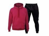 Conjunto de Moletom Abrigo Blusa de frio + Calça de moletom Masculino e Feminino