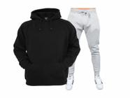 Conjunto de Moletom  Blusa de frio + Calça de moletom Masculino e Feminino Abrigo agasalho RF 03