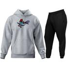 Conjunto de Moletom Blusa de Frio Canguru Capuz Calça Jogger Opice