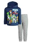 Conjunto de moletom com capuz e calça de lã para meninos Toy Story Toy Story da Disney Pixar, azul marinho 2T