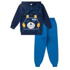 Conjunto de Moletom Infantil Menino com Capuz