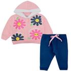 Conjunto de Moletom Menina Bebê Inverno