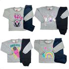 Conjunto de moletom menina Cleomara Tamanho: 1,2,3,4,6,8 /roupas de inverno/conjunto de frio