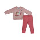 Conjunto de Moletom menina Infantil Frio Malwee