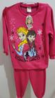 Conjunto de Moletom Princesas Peluciado infantil (Tamanho 3)