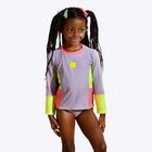 Conjunto de Nadar Color Block Lavanda Infantil Feminino Poah Noah 52923