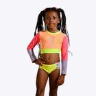 Conjunto de Nadar Smile Colorido Infantil Feminino Poah Noah 52916