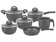 Conjunto de panelas 06 pçs antiaderente Marpal com Teflon