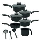 Conjunto De Panelas Cerâmica 9 Peças Fogão Indução Cooktop