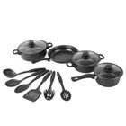 Conjunto de panelas e frigideiras antiaderentes, 13 peças, kit de utensílio de cozinha, frigideira, conjunto de panelas, - CONJUNTOPANELA13PCS