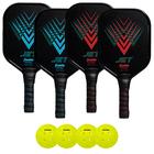 Conjunto de pás Pickleball Franklin Sports Aluminium para 4 jogadores