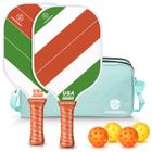 Conjunto de pás Pickleball Mayboom 2 ou 4 com bolas e bolsa de transporte