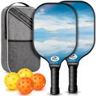 Conjunto de pás Pickleball MayBoom Fiberglass com 4 bolas e bolsa