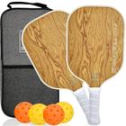 Conjunto de pás Pickleball YC DGYCASI 2024 aprovado pela USAPA x2