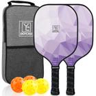 Conjunto de pás Pickleball YC DGYCASI Carbon Fiber 2023 USAPA