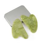 Conjunto de Pedras Gua Sha Gemshan - Ferramenta Facial de Jade Natural