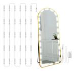 Conjunto De Penteadeira Led Com Fio De Luz De Espelho Regulá