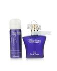 Conjunto de perfume RASASI Blue para mulheres (40 ml de água de perfume e 50 ml de desodorante)