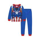 Conjunto de Pijamas de Manga Comprida do Homem-Aranha para Meninos - Pijama Infantil