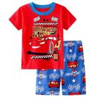 Conjunto de Pijamas Infantil Relâmpago McQueen - Verão, Manga Curta e Shorts