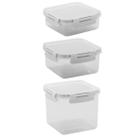 Conjunto de potes click (cl 2000-cl 2100-cl 2200) branco ou kte014