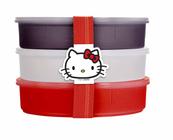 Conjunto de Potes Decorado Hello Kitty 3 unidades