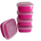 Conjunto de Potes Pequenos de Plástico Para Alimentos Com 20 Peças