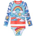 Conjunto de Praia ML Infantil Lilica Ripilica Camiseta ML Calcinha Arco-Íris Feminino REF80104702