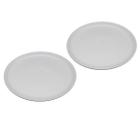 Conjunto De Pratos Jantar Ceramica Raso Branco kit 2 Peças