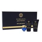 Conjunto de presente de perfume Gianni Versace Dylan Blue, 3 peças para mulheres