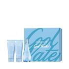 Conjunto de presente feminino Perfume Davidoff Cool Water, 3 peças