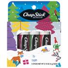 Conjunto de Presentes de Natal com 5 Protetores Labiais ChapStick