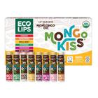 Conjunto de protetor labial Eco Lips Mongo Kiss, pacote com 8 unidades com óleo de Mongongo