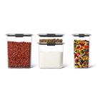 Conjunto de Recipientes Rubbermaid Brilliance Pantry para Armazenamento de Alimentos