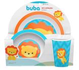 Conjunto de Refeição 3 Peças Animal Fun Leão Buba