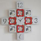 Conjunto de relógios de parede Picture Frame, 8 peças de arte doméstica personalizada