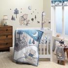 Conjunto de roupa de cama Mini Crib Lambs & Ivy Forever Pooh Blue