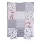 Conjunto de roupa de cama NoJo Little Love Sweet Deer, 3 peças, mini berço