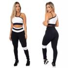 Conjunto de Roupa Fitness para Treino musculação corrida - D'bellus