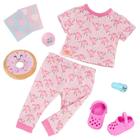 Conjunto De Roupa Our Generation Pijama Dreaming Of Donuts