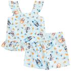 Conjunto de Roupas Bluey Bingo Muffin para Meninas (10-12 anos) - Regata e Shorts