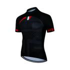 Conjunto de Roupas de Ciclismo Masculina para Verão - Camisa e Calças com Gel