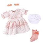 Conjunto de roupas e acessórios Reborn Baby Doll BABESIDE 17-22 polegadas