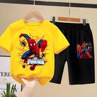 Conjunto de Roupas Infantil Homem-Aranha - Verão - Camiseta e Shorts