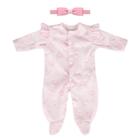 Conjunto de roupas para boneca Reborn Baby Doll de 16-18 polegadas CARANOVO Pink