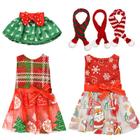 Conjunto de roupas para decorações de Natal para ELF Doll HOMICO