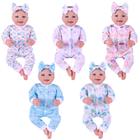 Conjunto de roupas Reborn Baby Doll BABESIDE para bonecas de 43 a 56 cm