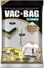 Conjunto de Saco a Vácuo para Armazenamento, Vac Bag, Contém 4 Sacos Médios (45 cmx65 cm) + Bomba Plástica, Ordene.