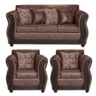 Conjunto de sala de estar ADONIS LEUDH Caburgua Aged Coffee 3 Seater S - Lightbek Official Store